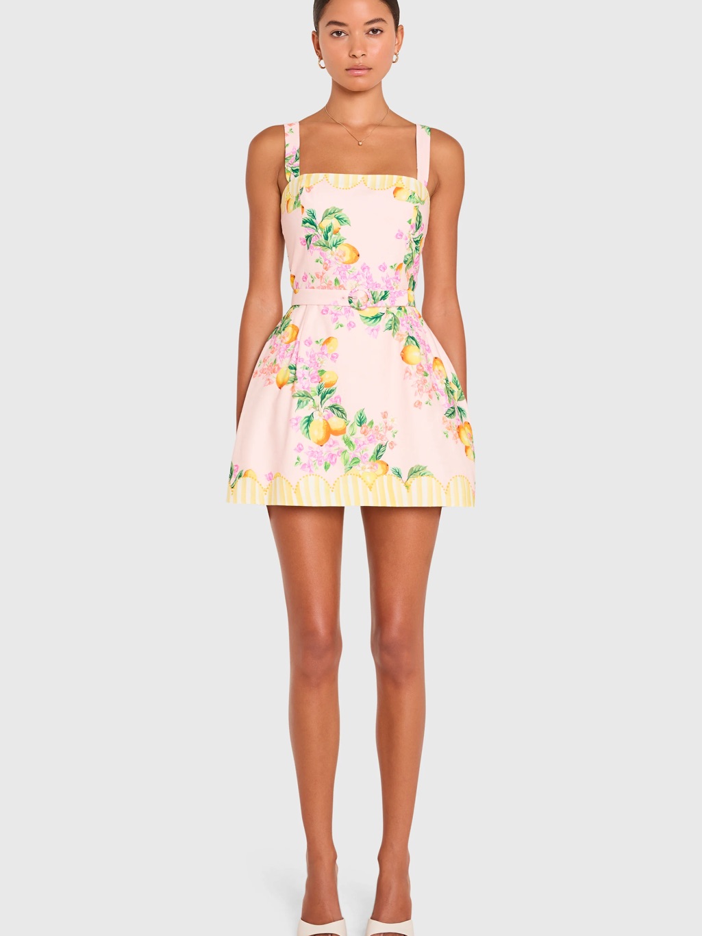 Amanda Uprichard Judie Romper In Limoncello